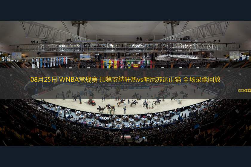 08月25日 WNBA常規(guī)賽 印第安納狂熱vs明尼蘇達(dá)山貓 全場錄像回放